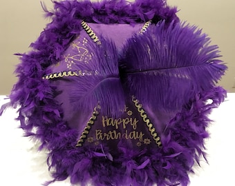 Birthday Second Line Umbrella, Second Line Umbrella for Wedding, Anniversary, Bride, Groom, Custom Umbrella, 2nd Line Umbrella, Secondline