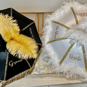 Second Line Umbrella, Second Line Umbrella for Wedding, Second Line Umbrella Bride and Groom, Custom Umbrella, 2nd Line Umbrella, Secondline image 4