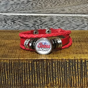 Bracelet with Coors Light Snap