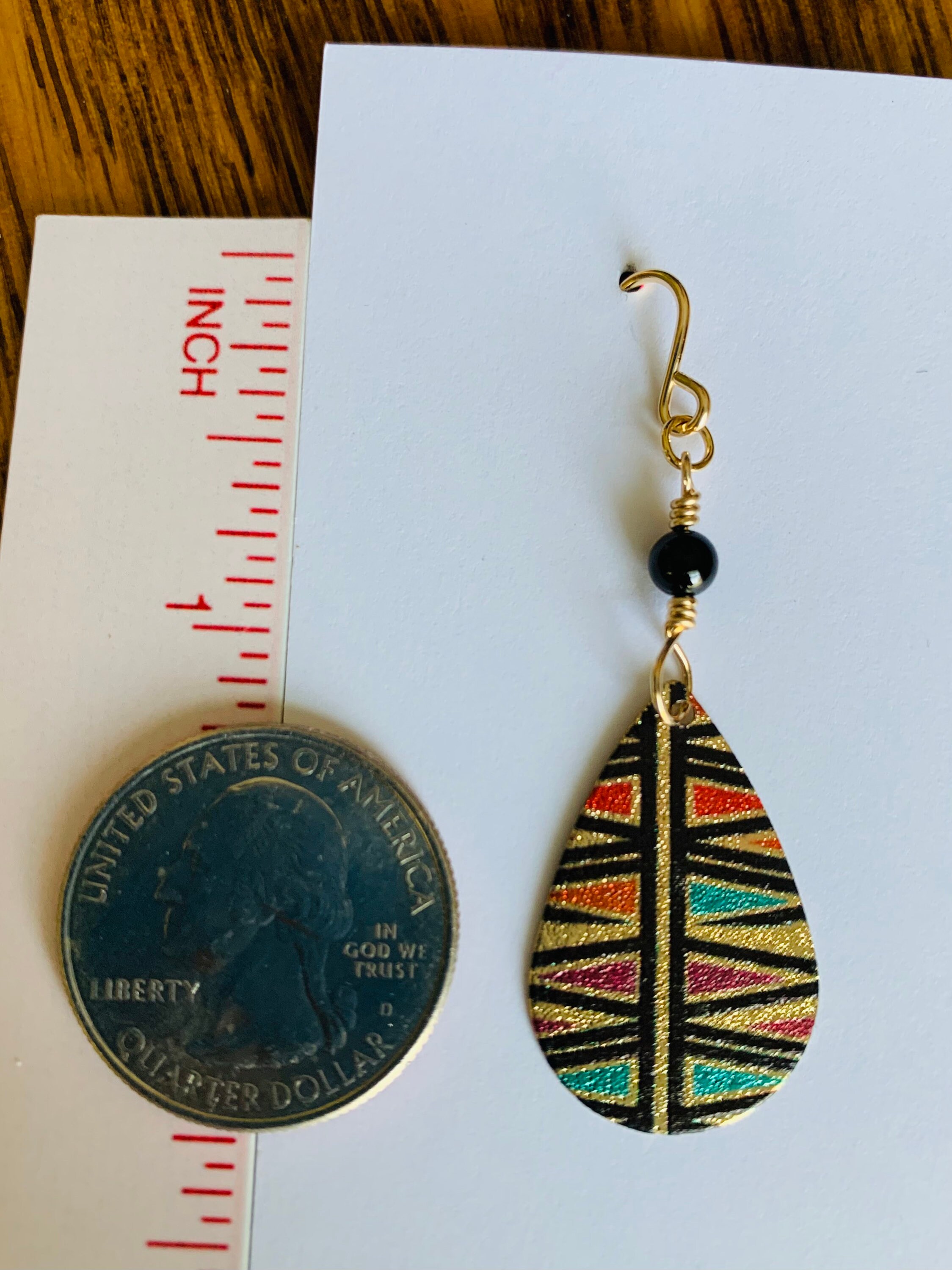 14k Gold Fill French Hooks Earrings With Metal Drop Dangles Etsy UK