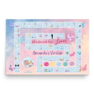 Customizable Lover Bachelorette Drinking Game - TS Inspired She Found Her Lover Theme
