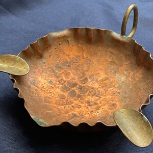 Vintage Kennedy Loosdrecht Hammered Copper Askfat