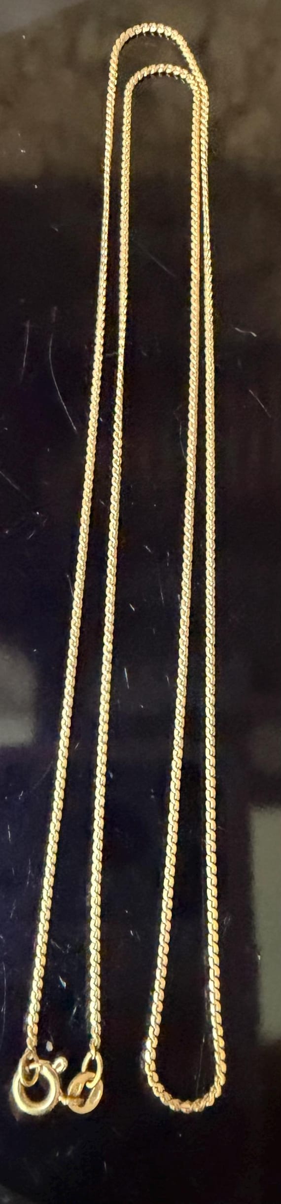 24 inch 18K Gold Neckless.