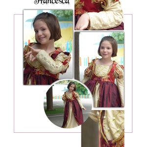 Robe Renaissance Borgia pour enfant