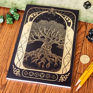 Nature/Druid TTRPG Character Journal & Session Notebook