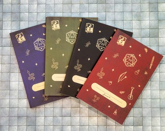Campaign Session Journal for Tabletop RPG Player
