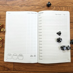 Fantasy Themed Tabletop Rpg Campaign Journal Session Notebook 6x9 Fantasy Themed Tabletop Rpg Campaign Journal Session Notebook 6x9