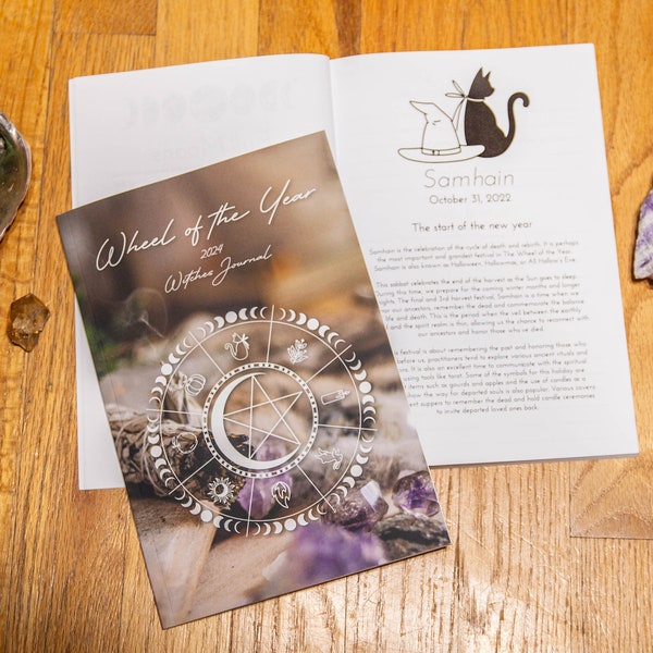 2024 Wheel of the Year Witches Journal Etsy