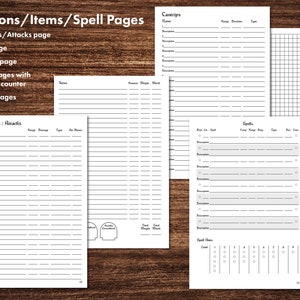 Fantasy Themed Tabletop Rpg Campaign Journal Session Notebook 6x9 Fantasy Themed Tabletop Rpg Campaign Journal Session Notebook 6x9