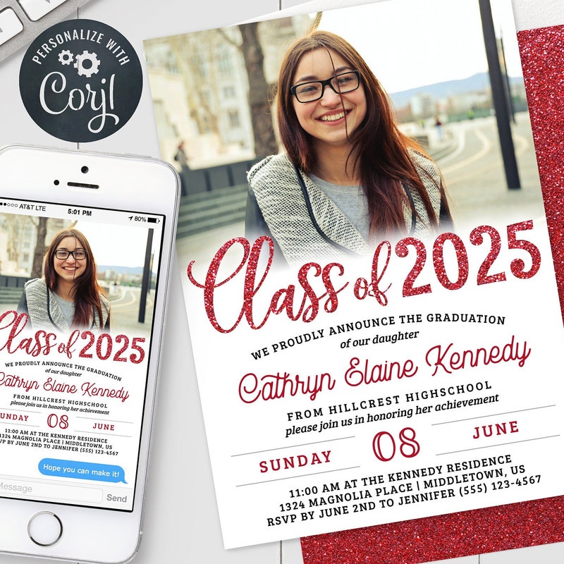 Graduation Invitations 2025 Etsy