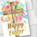 Printable Easter Card Cross Happy Easter Editable Template Print-at ...