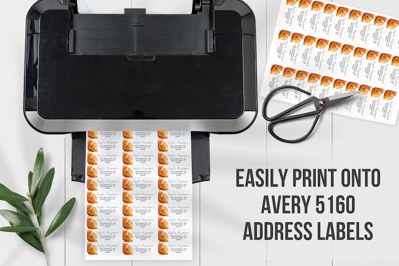 5160 Return Address Label Template: Golden Poppy Wildflower Baby Shower ...