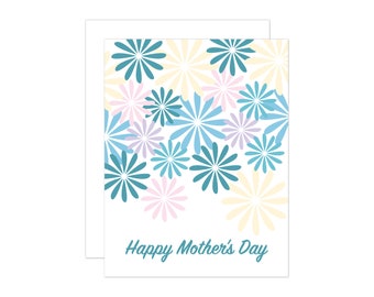 Mother's Day Card, Happy Mother's Day Floral Card
