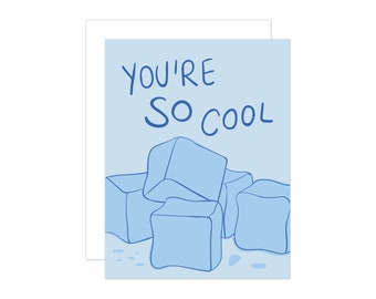 Vriendschapskaart, Je bent zo cool Wenskaart, Alledaagse kaart