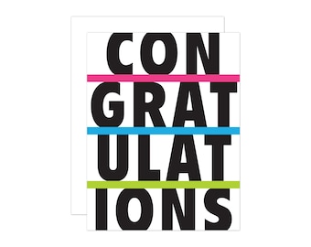 Congratulations Card, celebration card, graduation card