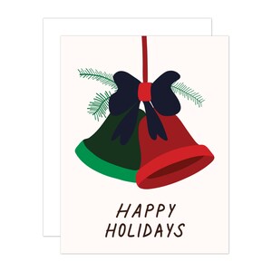 Biglietto di Buone Feste, Campane, Cartolina di Natale, Cartolina di Natale