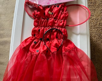 Disfraz de hada o mariquita para niñas 3-5 años