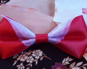Pretty As a Peony - Rosetta Inspired Hair Bow - Medium 4 3/4"