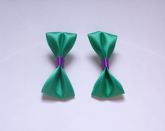 Undersea Princess - Little Mermaid Inspired Hair Bows - Small 2 3/4"
