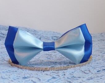 Make It Blue - Sleeping Beauty Inspired Hair Bow - Medium 4 3/4"