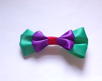 Undersea Princess - Little Mermaid Inspired Hair Bow - Medium 4 3/4"
