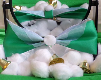 Tinkering Around - Tinker Bell Inspired Hair Bow - Large 6 3/4"