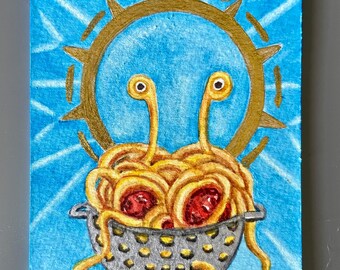 FSM ACEO Trading Card. Original watercolor