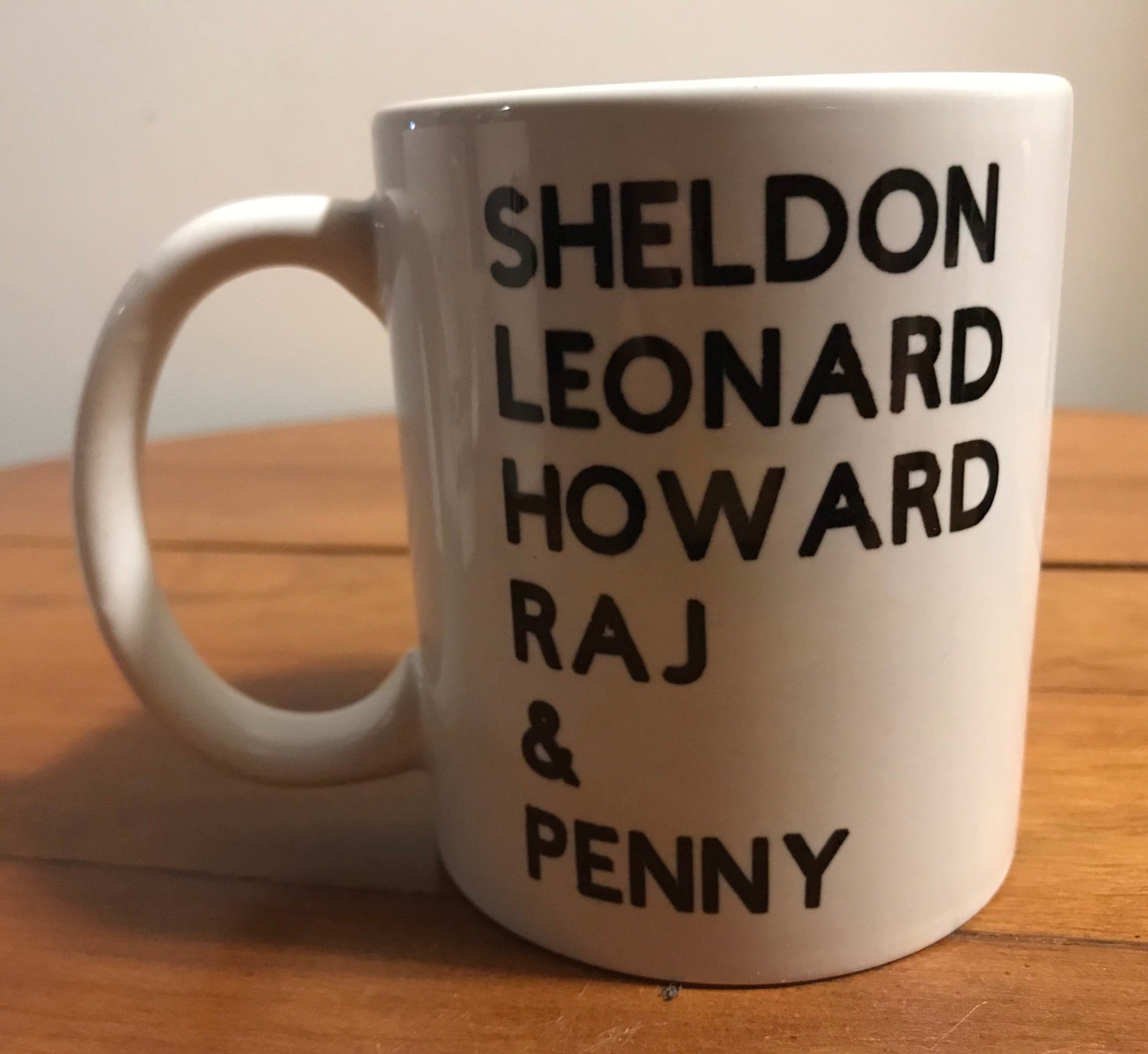The Big Bang Theory coffee mug Etsy