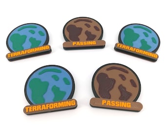 5 monedas de pase para terraformar Marte