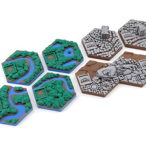 Terraforming Mars - DaBlueSheep Prelude Tiles Pack - 7 Tiles