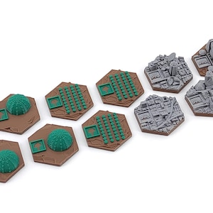 Terraforming Mars - Corporate Betterment Tiles Pack - 10 Tiles