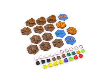 Terraforming Mars - Ares Tiles Pack - 16 Tiles