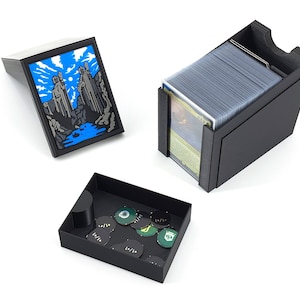 Caja de mazos y porta cartas MTG - Estatuas