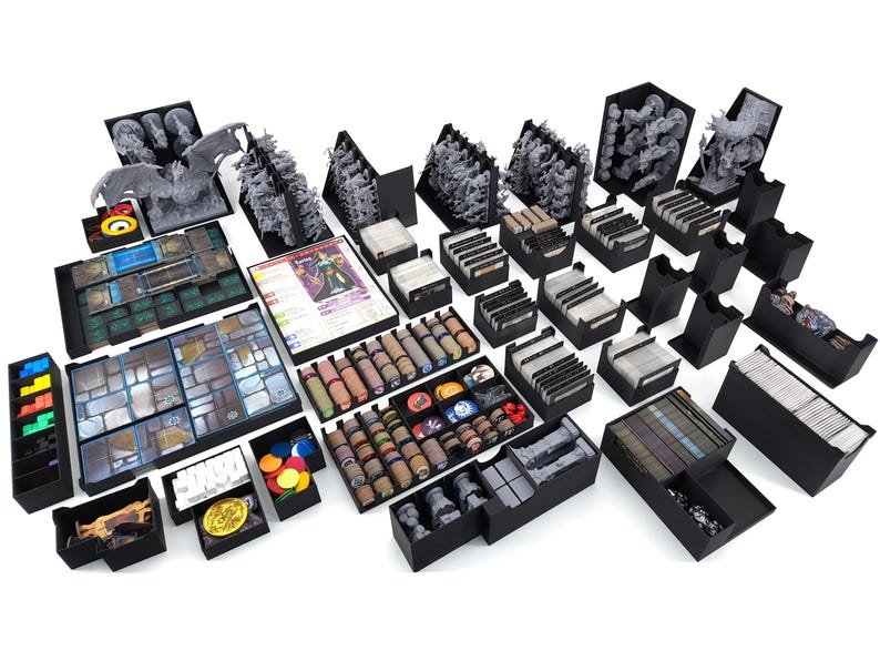 Chronicles of Drunagor Age of Darkness Board Game Insert Etsy