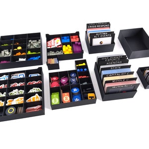 Hegemony Board Game Insert