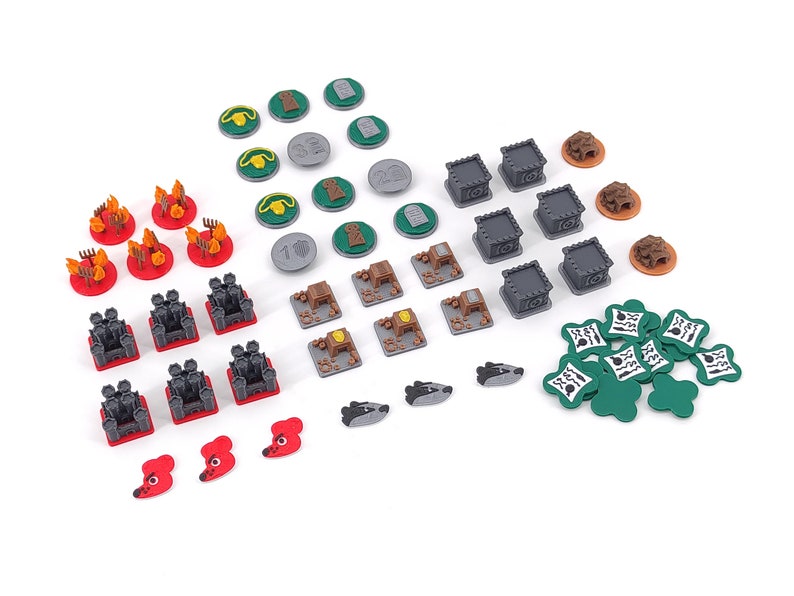 Root 3D Tokens 211 Pieces - Etsy