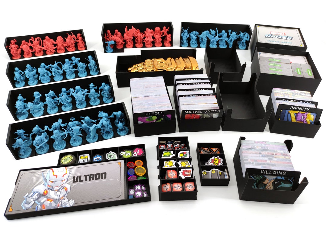 Box Insert: Marvel United, Board Games