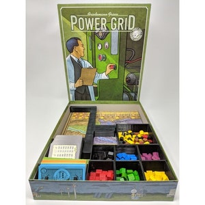 Power Grid Board Game Insert