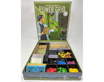 Power Grid Board Game Insert