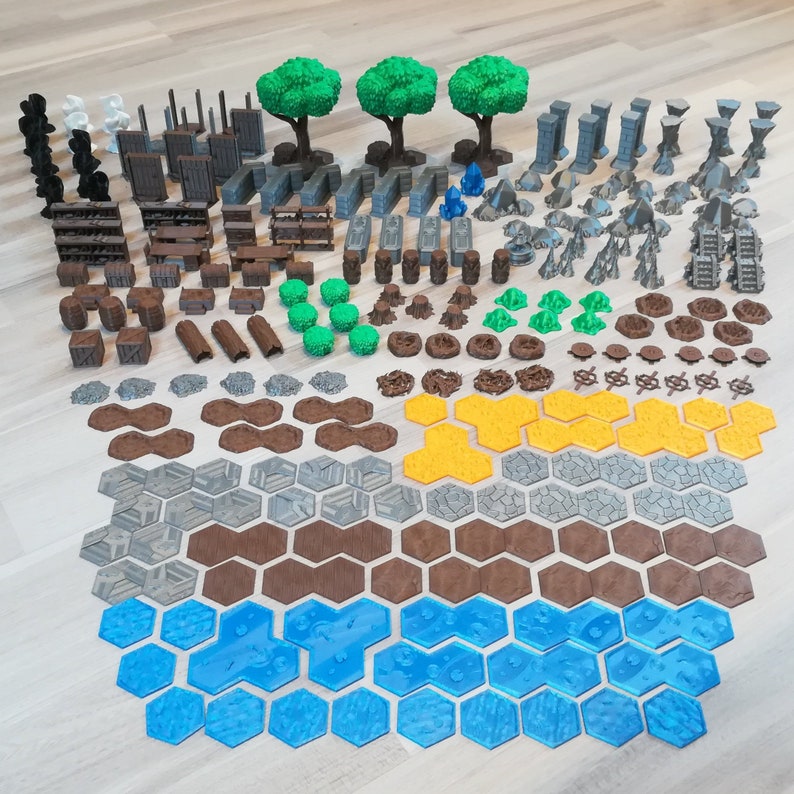 Gloomhaven Accessories Pack - 226 Pieces 