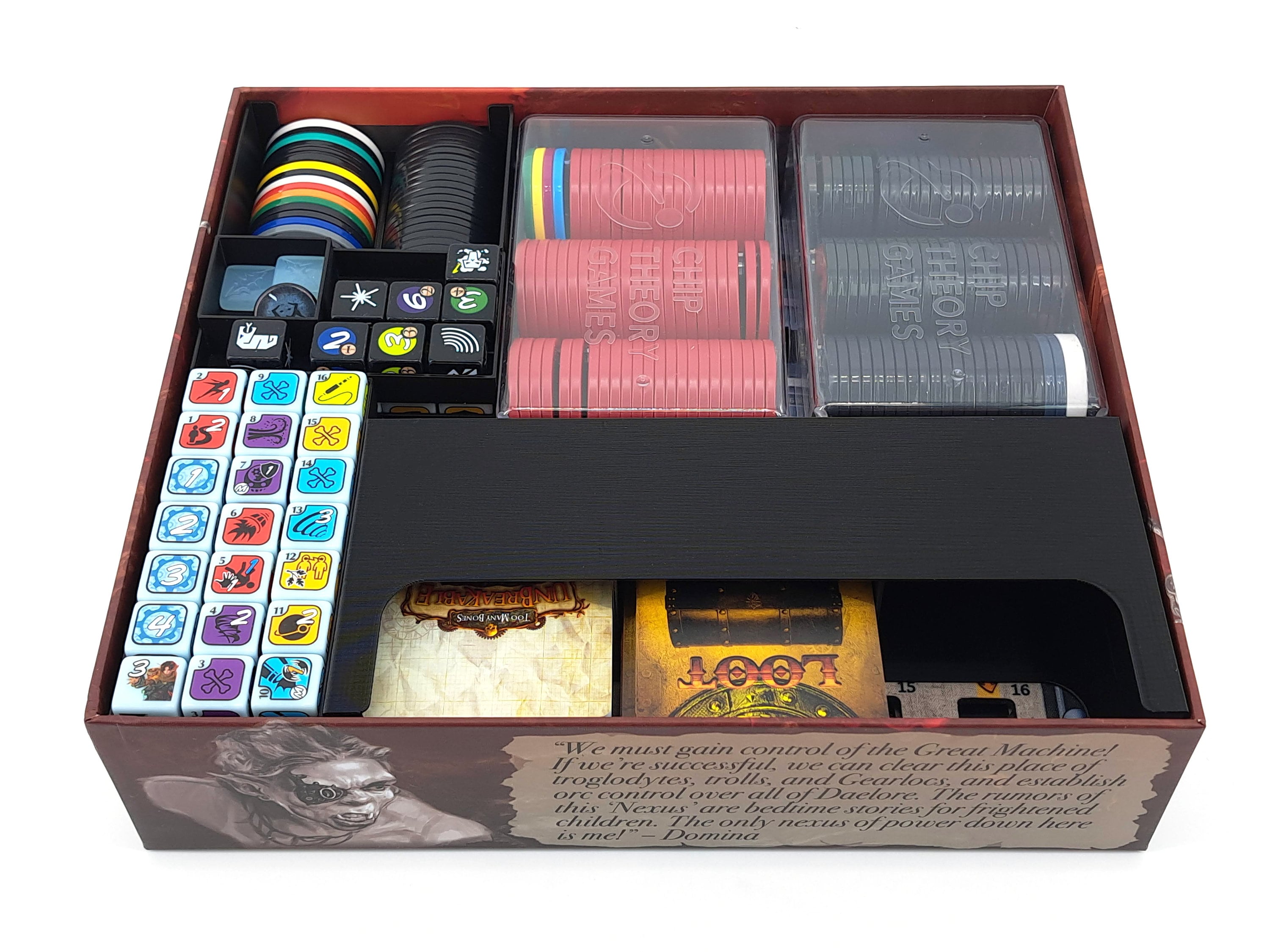 Too Many Bones - Unbreakable or Undertow - Board Game Insert - Etsy