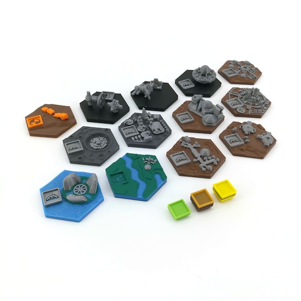 Terraforming Mars - Pathfinder Tiles Paket - 13 Tiles