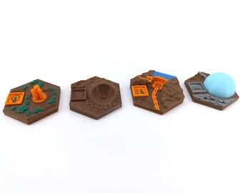 Terraforming Mars Tiles - Paquete de mejora de caja grande