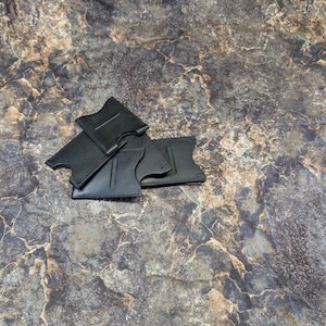 Black Minimalist Leather Wallet