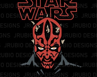 Darth maul svg, eps, png, dxf, instant download