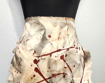 Accesorio de delantal de enfermera ensangrentado