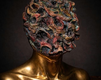 Máscara de clicker, disfraz de zombi, The Last of Us, accesorio de cosplay de clicker, para Halloween, fanáticos del terror