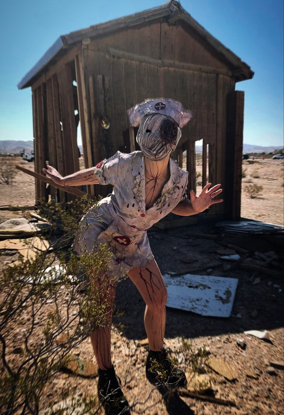 Scary Nurse Outfit EDC Rave NO MASK Scary Nurse Costume Halloween Nurse Costume Bloody Nurse Costume Zombie Nurse Cosplay Etsy