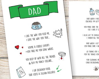 Funny Dad Poem - Etsy Ireland Funny Dad Poem - Etsy Ireland