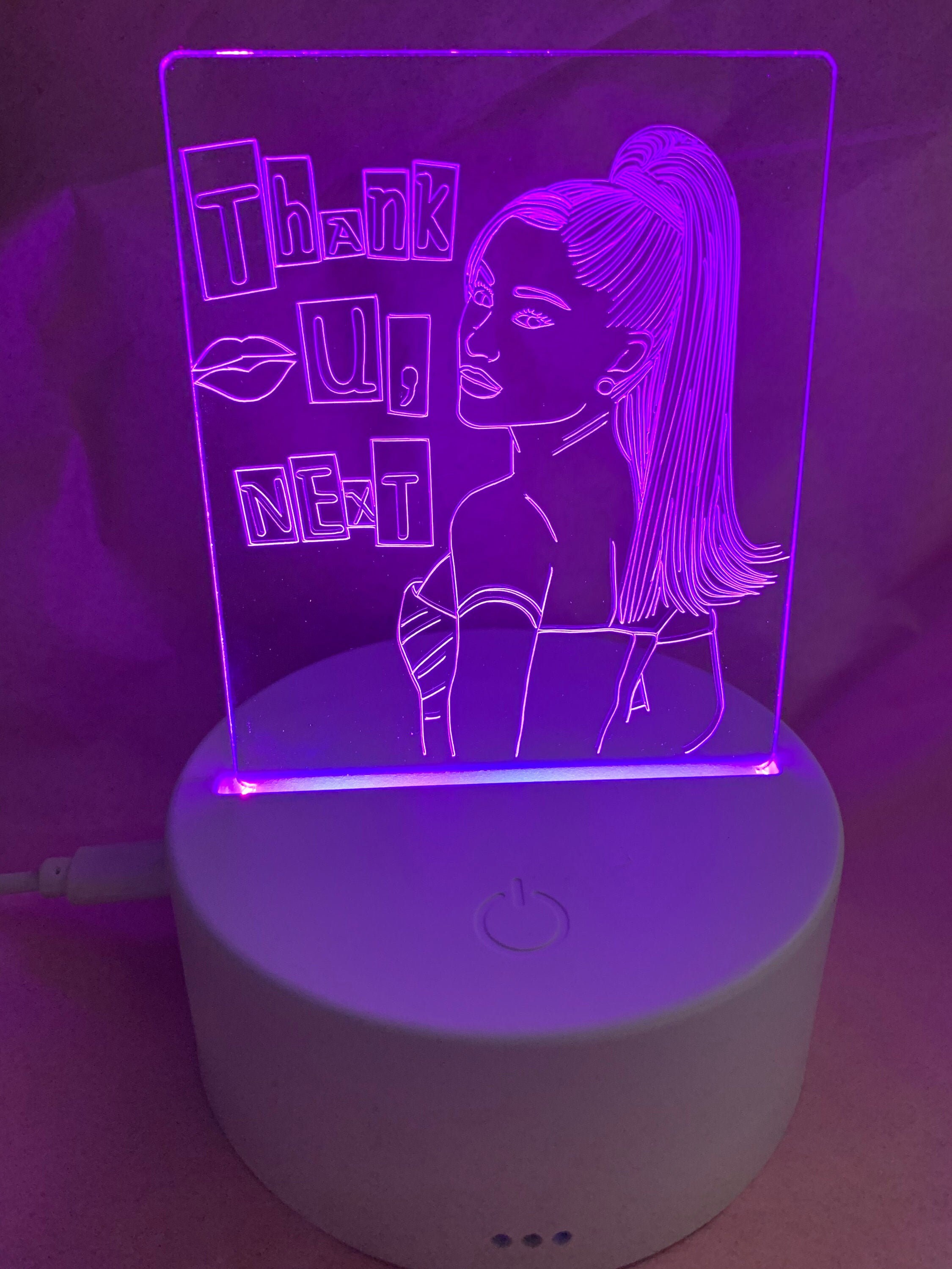 Ariana Grande inspired night light/Ariana Grande Etsy